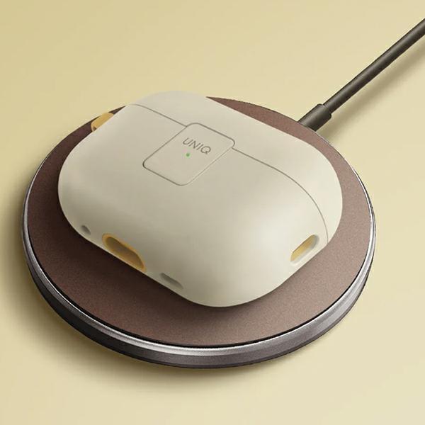 Uniq Etui Clyde Lock Case Airpods Pro 2(2022/2023) Beżowo-Żółty/Ivory-Canary Yellow