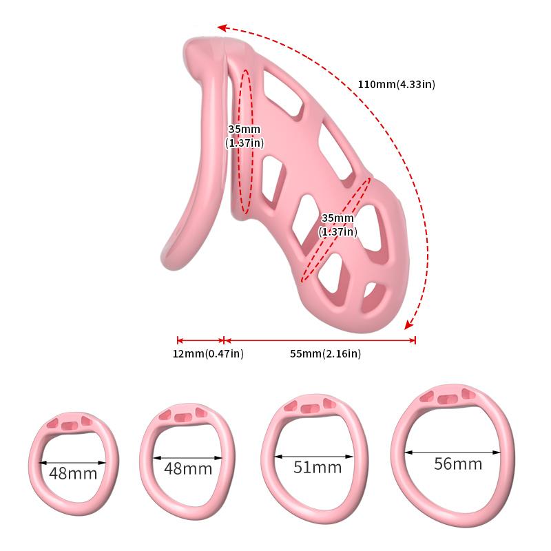 Men Silicone Chastity Cage Cock Lock Penis Ring Sex Toys For Sissy Men Stretcher BDSM Gay Erotic Urethral Device Adult Sex Toys