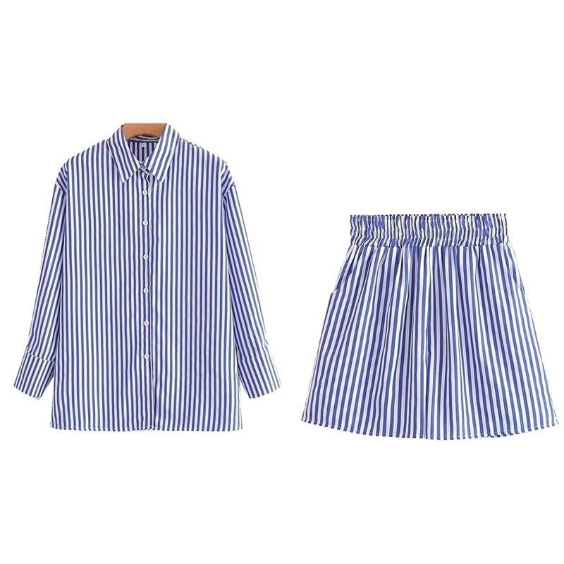 

Fashion Style 2024 Summer New Arrival Women s Clothing Loose Easiest for Match Casual Stripes Loose Casual Boyfriend Style Suit Suit L