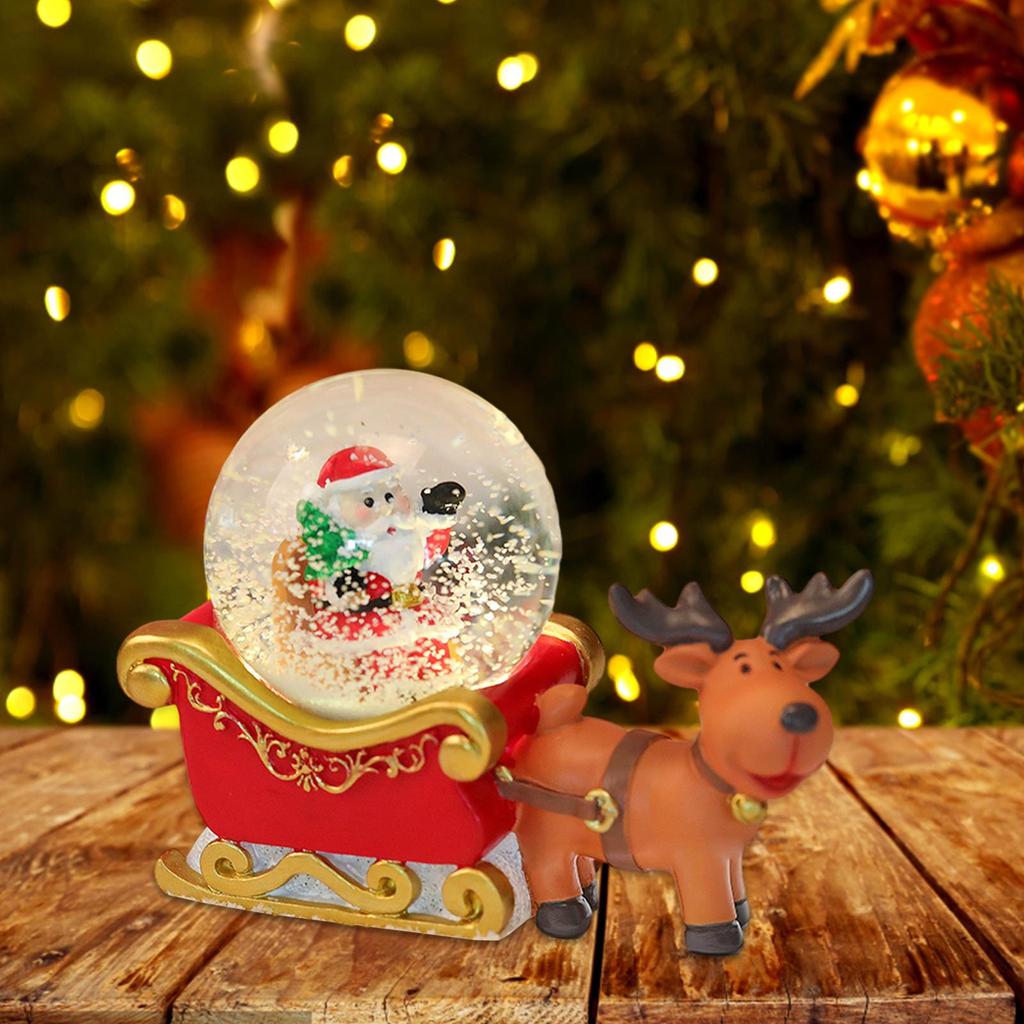 Vánoční dekorace sněhové koule Řemeslný stůl s postavou Santa Clause pro