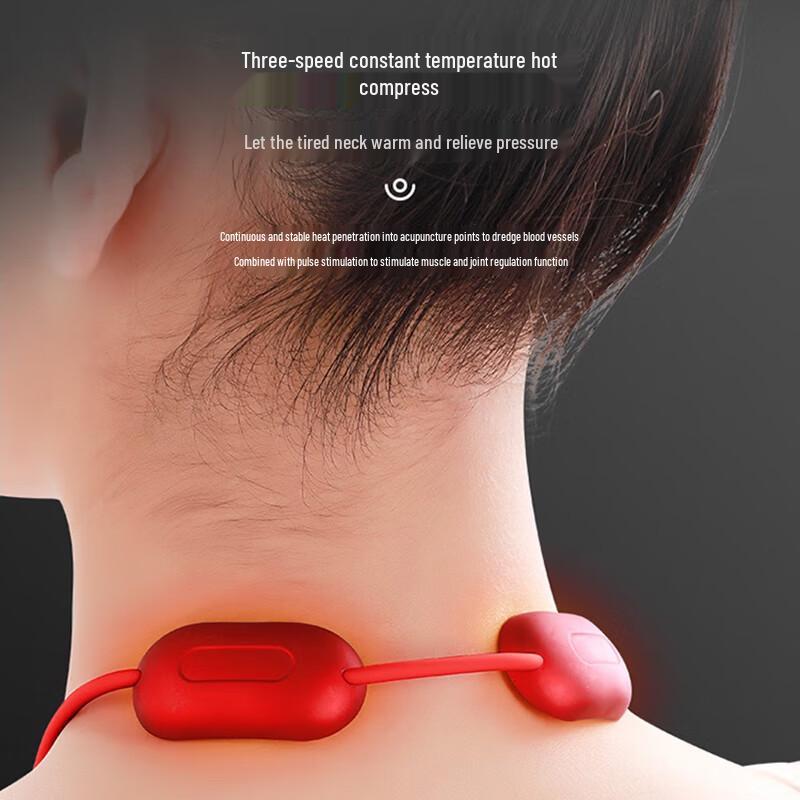 LED Display Pendant Neck Massager CN Plug (adapter Included)