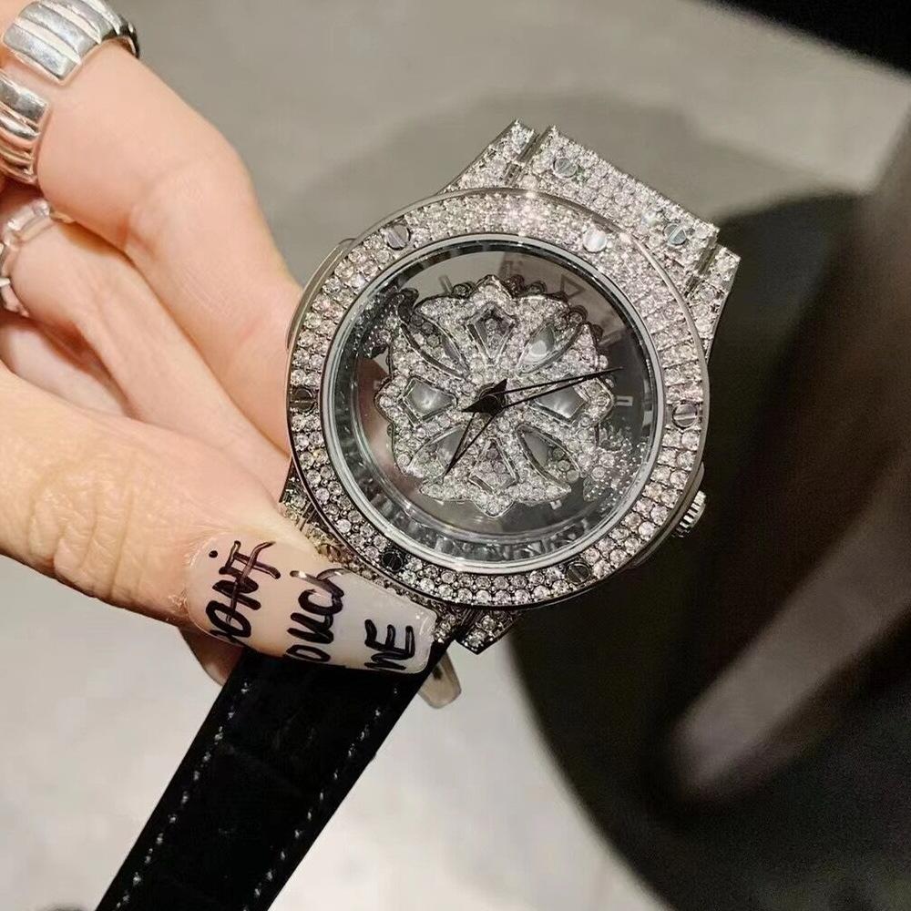 Times Come And Go, Watches Full Of Diamonds, Gypsy Stars, Diamond-Encrusted Personalized Hollow Watches, Women'S Watches