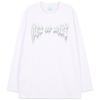 ASTRAL PROJECTION Out-Of-Body Oversized Long Sleeve T-Shirt_White