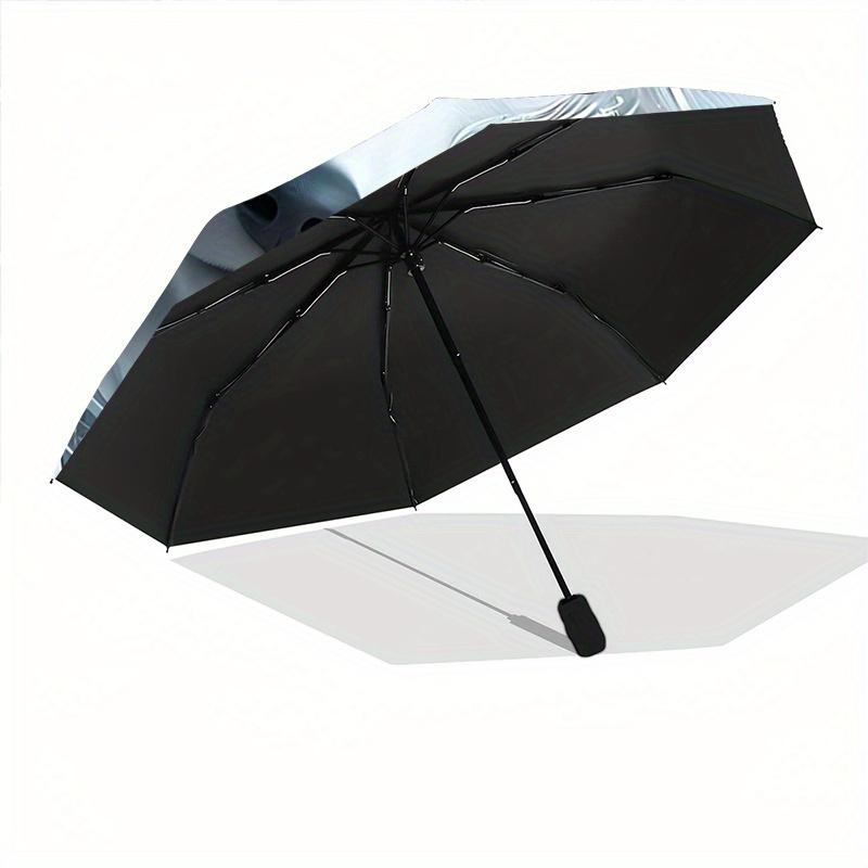 1pc Enchanted Moonlit Wolf Pattern Automatic Umbrella Is Fashionable and Good-Looking,  Suitable for Travel and Daily UseC029