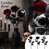 Halloween Artificial Flowers Roses Gothic Floral Arrangement for Home Decor