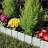 Plastic Garden Edging Border, Imitation Stone Fence Panels, Patio Outdoor Barrier, DIY Garden Landscape Edge Border Spliceable