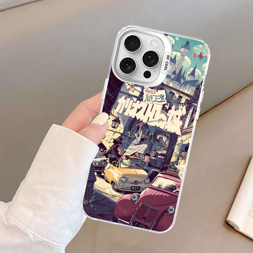 Lupin The Third Anime Phone Case For IPhone 16 15 14 13 12 11 Pro Max X XR XSMAX 8 7 Plus Matte Shockproof Back Cover