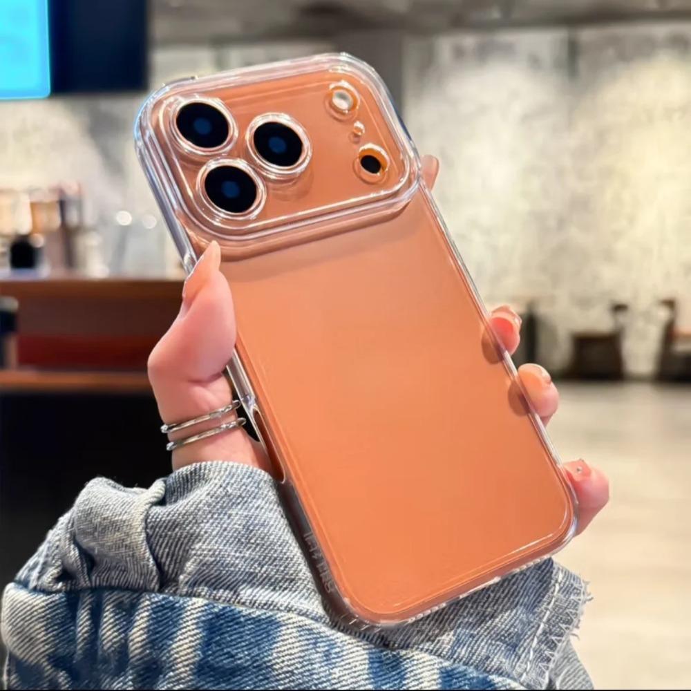 Luxury Transparent Phone Case For iPhone 17 16 Pro Max Soft TPU Cases For iPhone 17 16 15 14 13 Pro Max Air Soft TPU Clear Cover