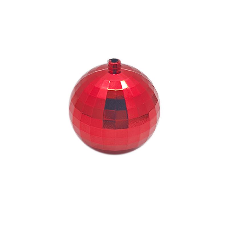 

Electricity-Plated Checkered Christmas Tree Ornaments - Special-Shaped Balls and Pendants for Holiday Decoration 3cm without cap