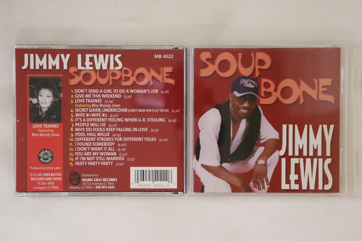 

CD JIMMY LEWIS - Soupbone MB4022 Miss Butch Reco 2003 US Soul/Funk Used