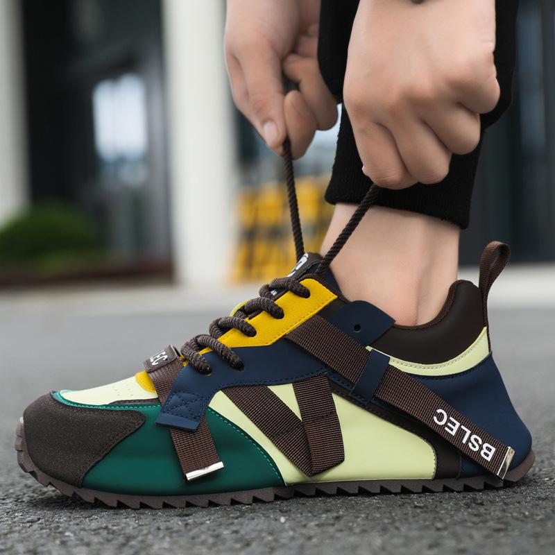 

Trendy brand men s shoes autumn 2025 new thick-soled heightening dad shoes Internet celebrity popular sports and leisure shoes 44