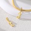 Copper Golden Letter J Charms Fit Original Bracelet Making Gift For Woman Jewelry Diy Fashion Pendant