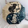0106 Yin-Yang-Tier-Muster, automatischer Faltschirm, tragbares und faltbares Design, 8 Streben, ein Weihnachts- oder Geburtstagsgeschenk.