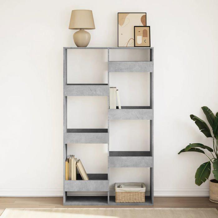 VidaXL Bookcase Concrete Grey 100x33x175 Cm Engineered Wood, Bookshelf, Storage Shelf, Display Cabinet, 3309405