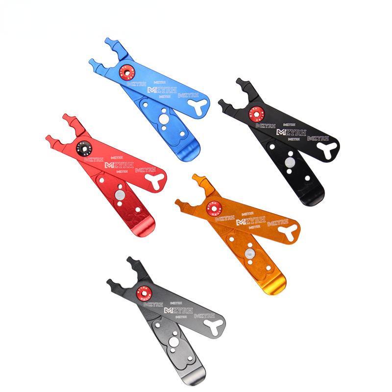 Bicycle Master Link Pliers Valve Tool Tire Lever Missing Chain Connector Cutter Remove Install 4 in 1 Multi Function CNC