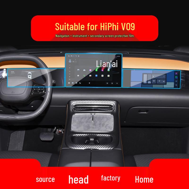 Hycan A06 Navigation and Instrument Screen Protective Film for 24 Models