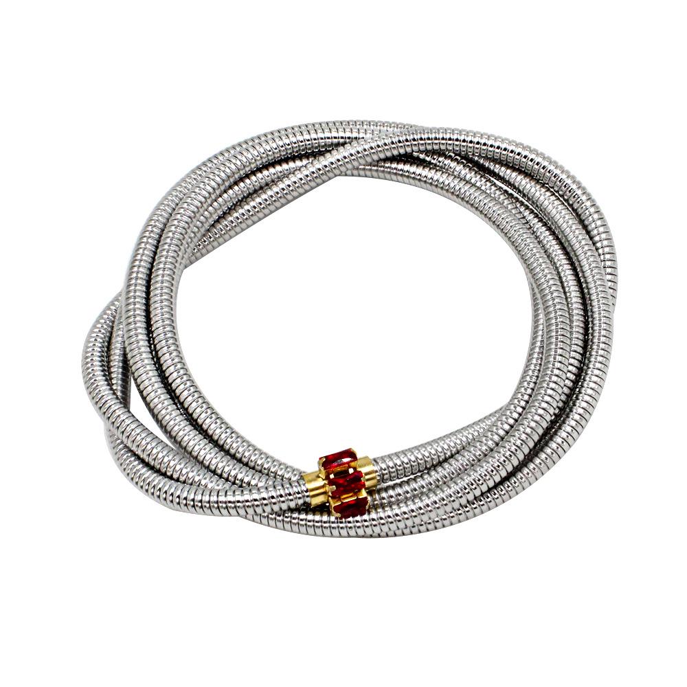 Colorful Cubic Zirconia Multi-Layer Bracelet - Trendy European and American Style