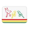 Benutzerdefinierte Ajax 3 Little Birds Fußmatte Rutschfeste Eingangsküche Badezimmer Boden Türvorleger Amsterdam Flagge Garage Teppich Läufer