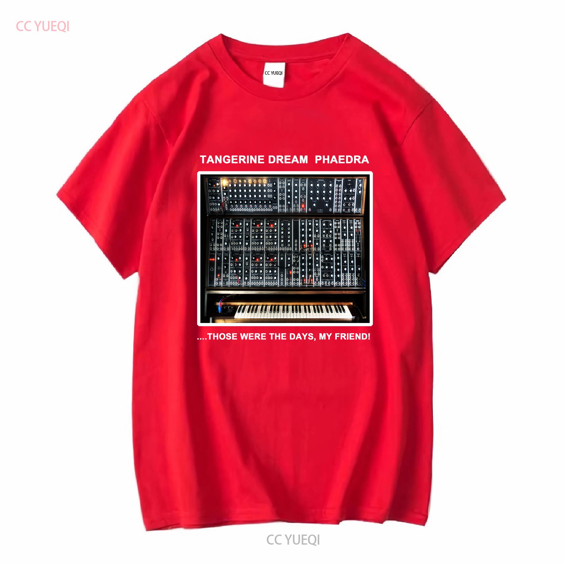 

Футболка Tangerine Dream Phaedra Moog Синтезатор KL3166 с длинным или коротким рукавом винтажная стильная универсальная эластичная мягкая S