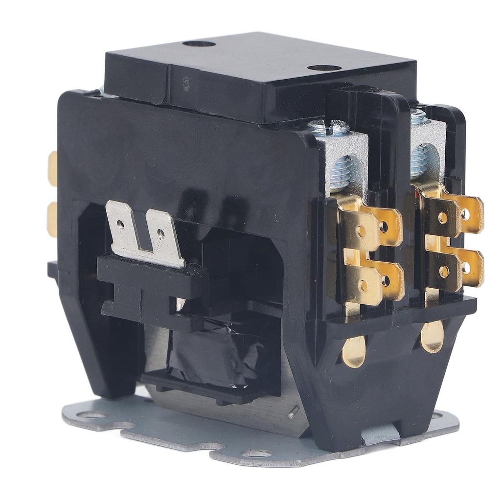 Air Conditioner Contactor 40 Amp 2 Pole Silver Alloy Contact Copper Coil Contactor for HVAC Condenser Compressor Motor