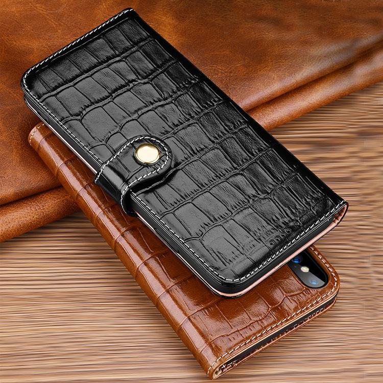 

Роскошный чехол-книжка из крокодиловой кожи для Apple iPhone XS, 12, 13 Pro Max - чехол для телефона из натуральной коровьей кожи
