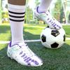 Women  Soccer Shoes Large Size Ultralight Football Boots Boys Sneakers Non-Slip AG/TF Soccer Cleats Ankle Boots Unisex