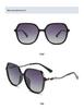 Elegant High-End Polarized Metal Frame Granny Glasses Sunglasses