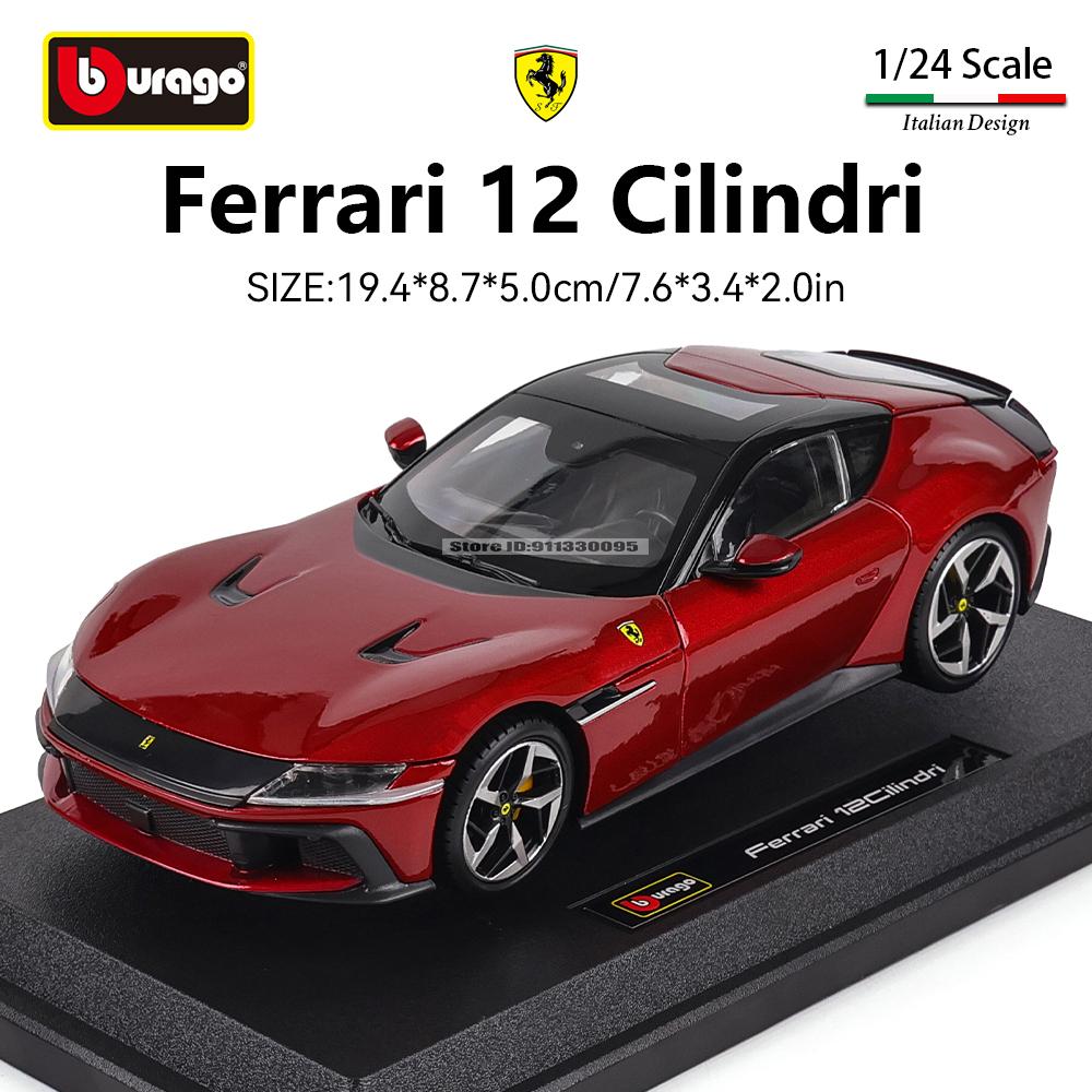 Bburago 1:24 Ferrari 12 Cilindri LAFERRARI 250 SF90 Roma F12 PUROSANCUE SP1 ENZO Alloy car model Diecast Toy Collection Gift
