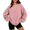 Women's Trendy Casual Long Sleeve Leopard Print Neck Top for Everyday Wear