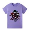 A1172 Kids Boys Girls NINJA KIDZ Cartoon Print Short Sleeves T-shirt