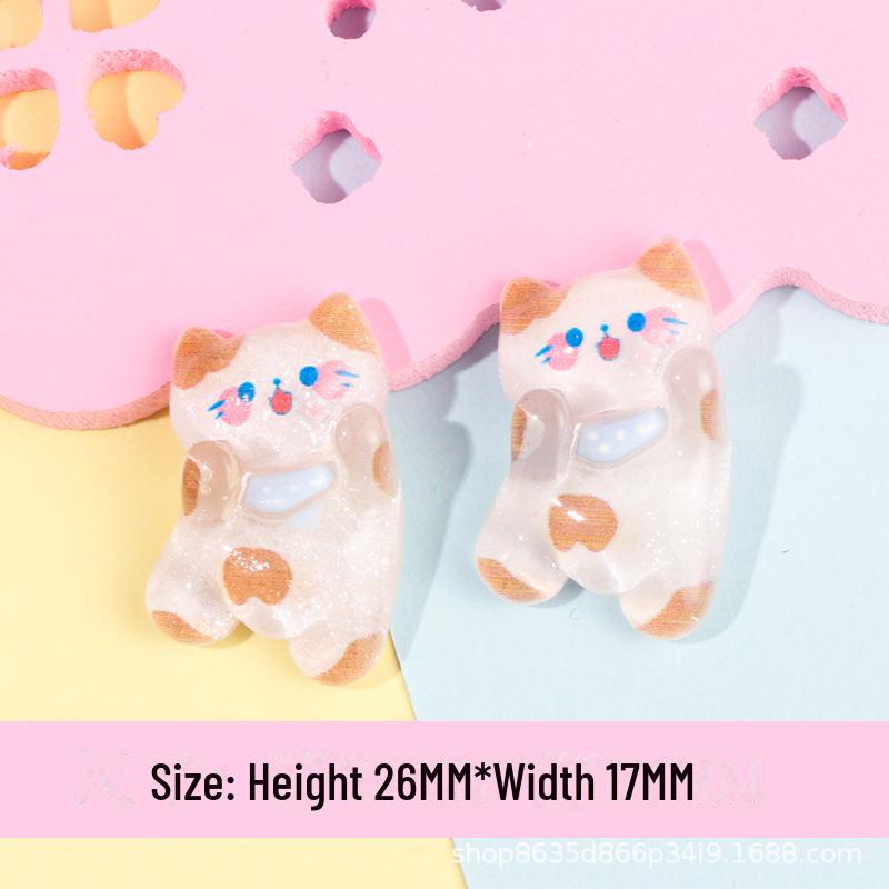 

Летние аксессуары из смолы своими руками: Прозрачный клей для заколок, ободков, чехлов для телефонов и магнитов face covering cat белый