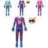 Superkitties Kids Onesie Costume With Soft Milk Silk Fabric Cartoon Style Purple Blue Pink Orange 100cm-150cm/43.3-59.05in