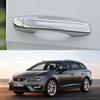 Carbon Fiber Texture Door Handle Cover for 13-19 SEAT Leon MK3 Sedan