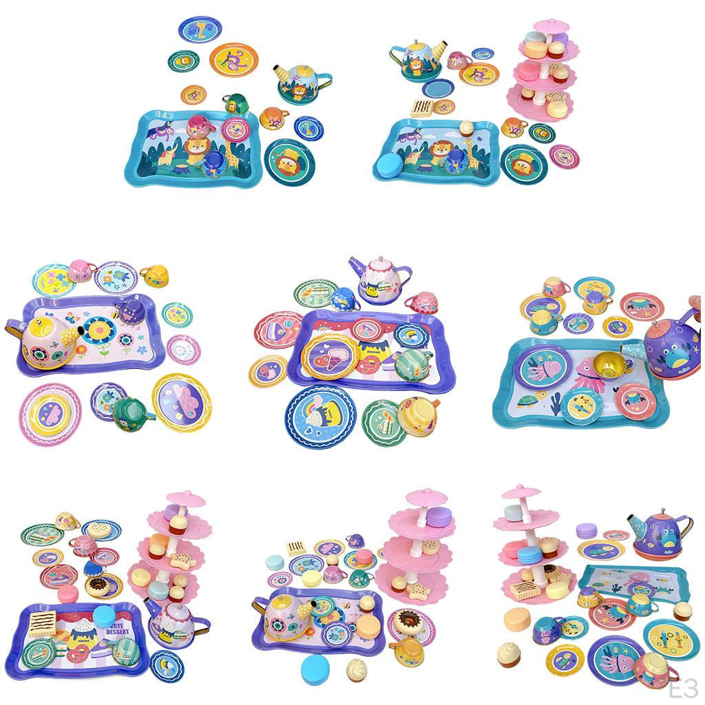 Set Toy Dishes And Utensils with Accessories Pretend Toys for Toddler Boys Children Kitchen
