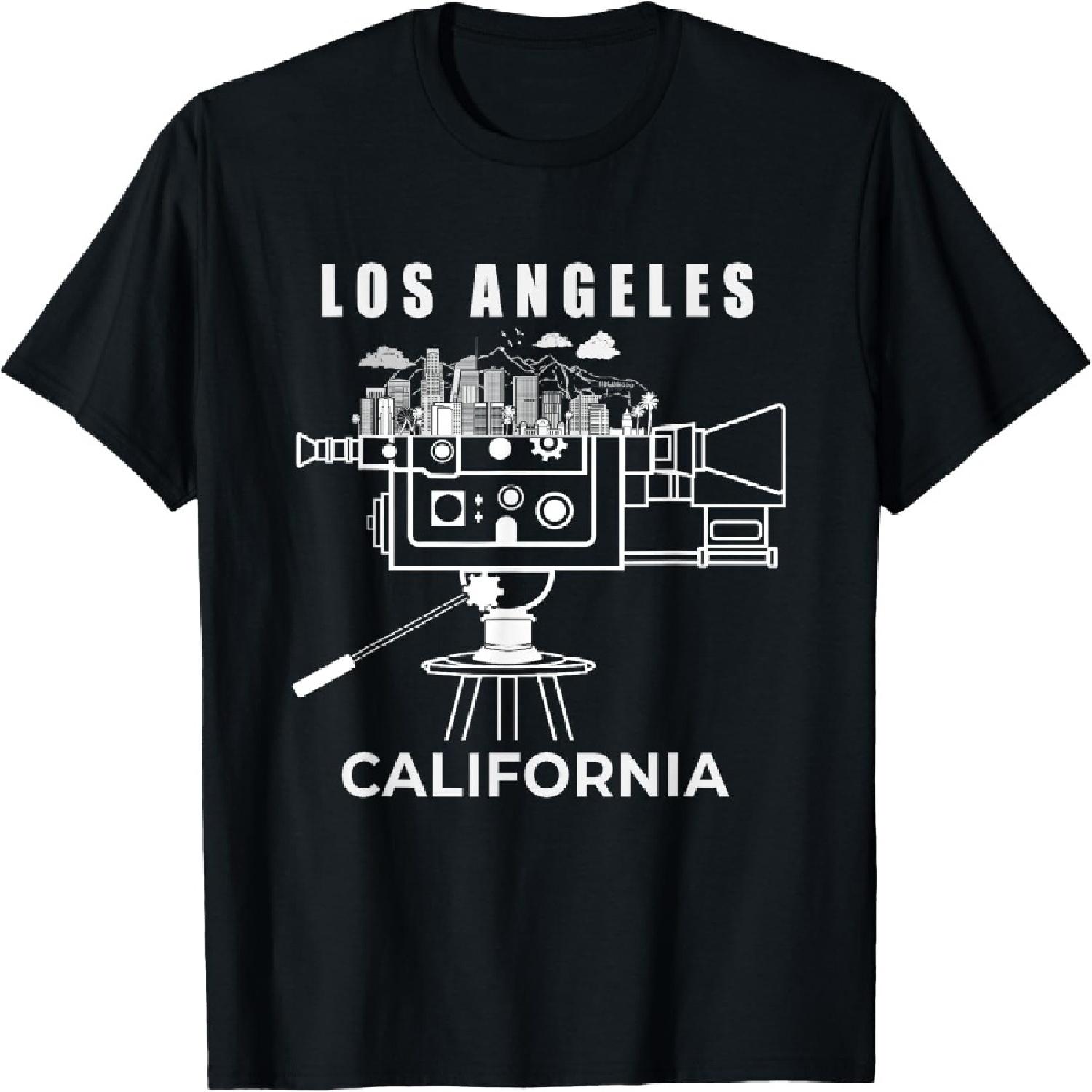 Los Angeles California Souvenir Men Hollywood Los Angeles T-Shirt S
