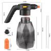 Electric Spray Bottle 2L, Rechargeable Battery Powered Sprayer Spray Electric Handheld Sprinkler Atomizing Watering On a Single
