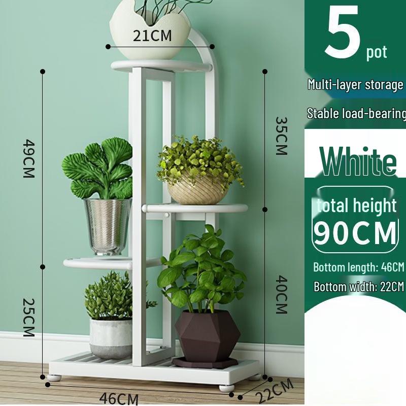 Stylish HC Wrought Iron Floor Flower Stand