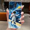 Casing For Meizu M6 Note M6 M6T Case Aesthetic Fashion Cute Cat Astronaut Soft Silicone Back Cover Transparent TPU Phone Case