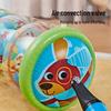 Nadmuchiwana zabawka wałek do raczkowania dla niemowląt z dzwonkiem, 0-1 rok, 6-8 miesięcy chodzenia i przewodnik edukacyjny