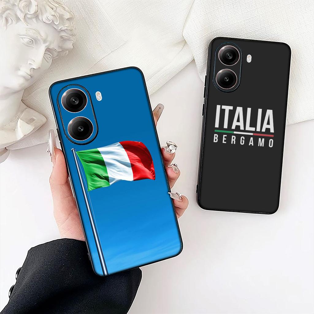 Coque de téléphone Drapeau Italie Italia pour Apple iPhone 16 17 Air 14 15 Pro Max Plus 16+ 16E 14+ ProMax Étui de Protection