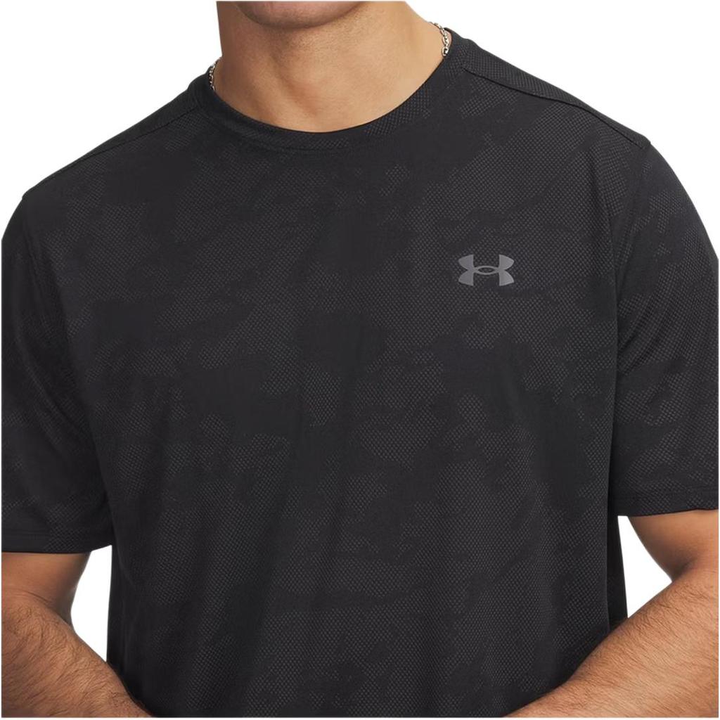 Under Armour Tech Vent Jacquard Logo Crew Neck Short Sleeve T-Shirt Men tops 1390047-001