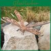 Rusty 123pcs Decoration Weatherproof Dragonfly 3d Metal Dragonfly Art Statue Indoor Outdoor Garden Patio Backyard Fence Wall Ornament