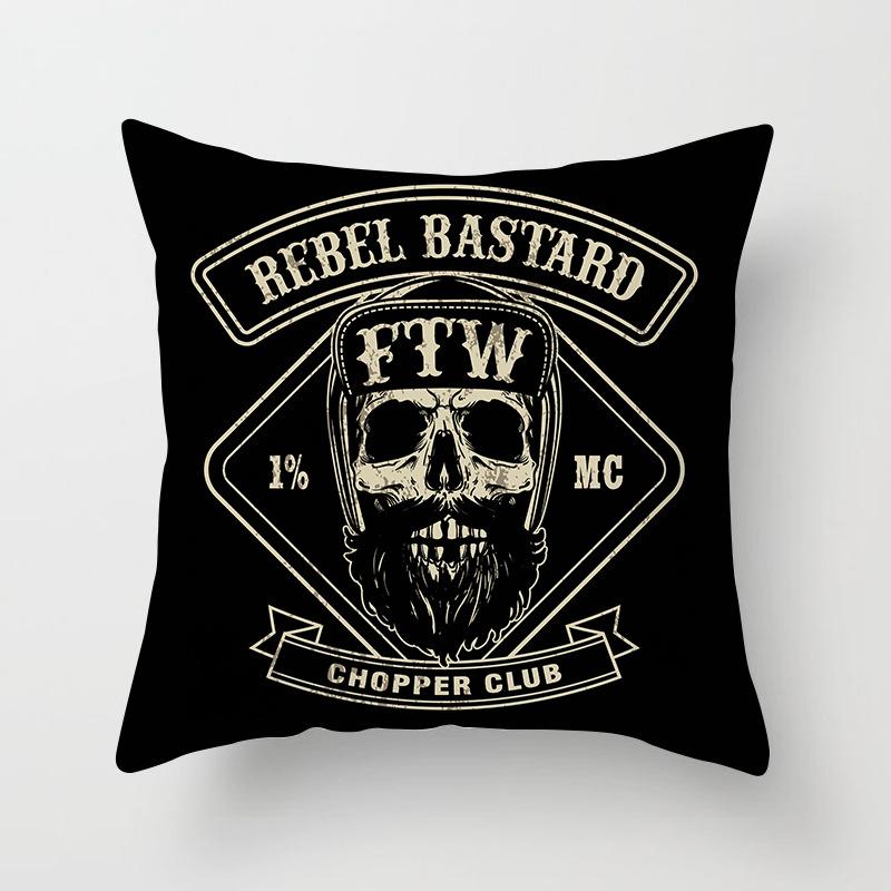 Japanese Ninja Character Digital Single-sided Printing Sofa Pillow Cushion Cover Home
