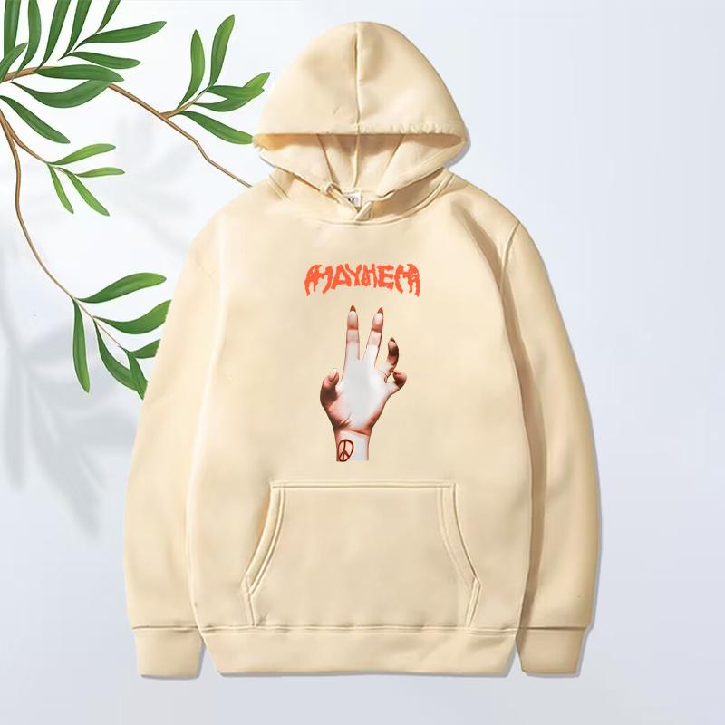 Lady Gaga Mayhem New Album Graphics Hoodie Men Women Y2K Vintage Long Sleeve Sweatshirt With Print Oversizhoodie Unisex