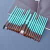 20-Piece Eye Brush Set: Eyeshadow & Foundation Brushes with 22 Colors