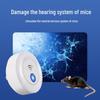 Ultrasonic Mouse Repeller & Trap: Glue Board, Poison, and Cage Combo