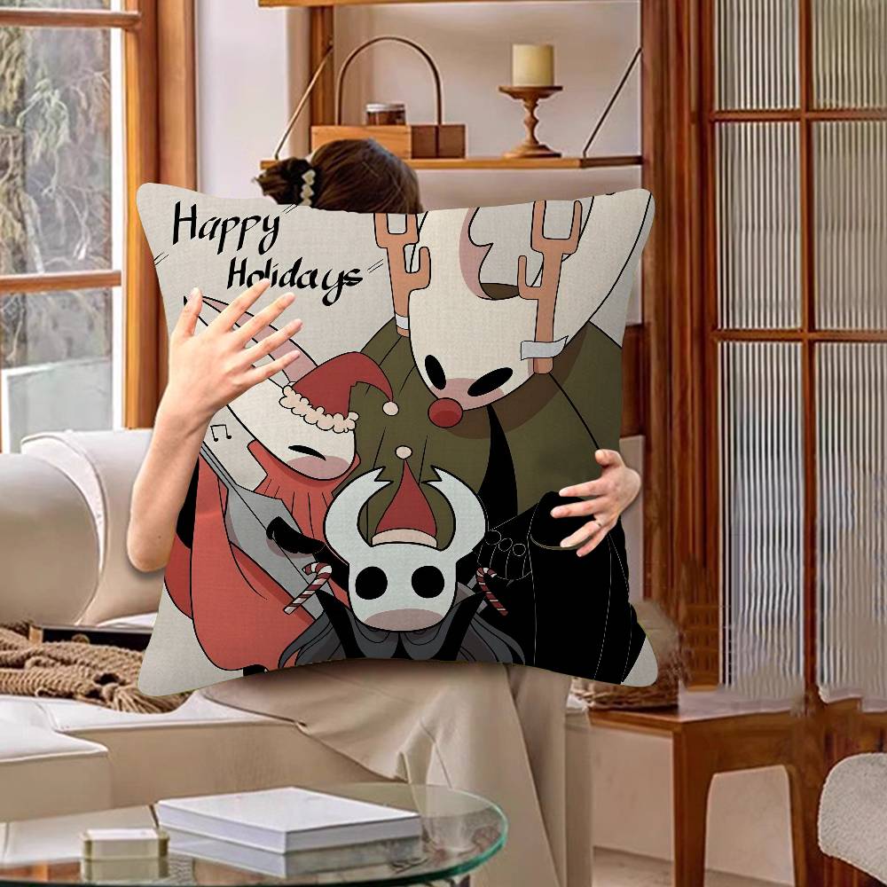 Game Funny Fanart H-Hollow Knight S-Silksong Personalized Pillow Cover Kids Bedroom Wild Party Decor Pillowcase Kid Gift