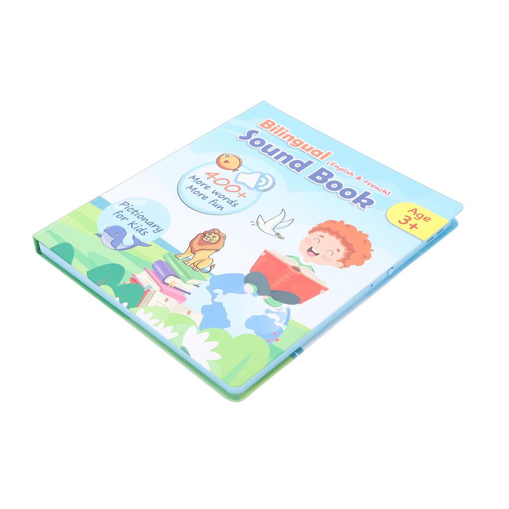 Französisch Englisch Zweisprachiges Soundbuch Frühes Lernen Interaktives Soundbuch Lernspielzeug für Kinder im Alter von 3 8 Jahren
