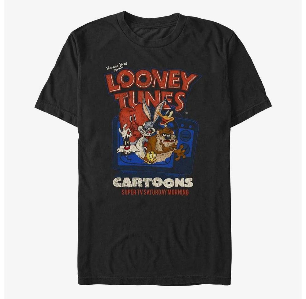 Looney Tunes Looney Tv Big Tall T-Shirt Unisex Size S-5XL Unisex T-Shirt XXXL