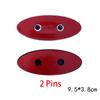 9.5cm 2Pins Auto Front Hood Emblem Rear Trunk Badge Decal Sticker For Ford Focus Mk2 Mk3 Fiesta Mk7 Ranger Mondeo Mk4 S-MAX Kuga
